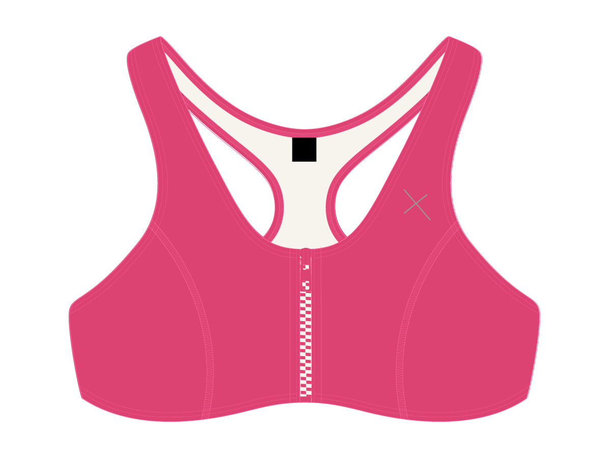 Poppy Red Zipper Top