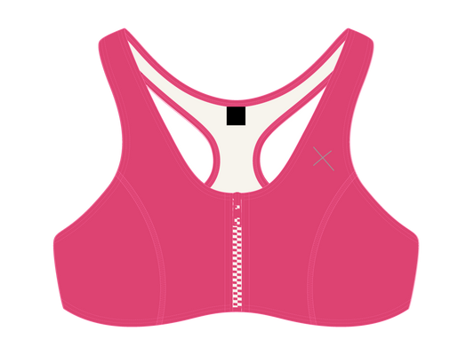 Poppy Red Zipper Top