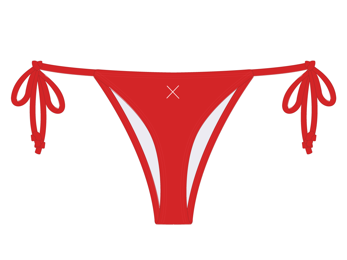 Rose Red Beachy Bottom