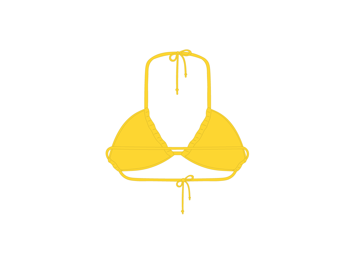 Lily Yellow Reverse Top