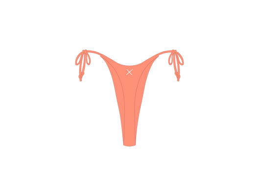 Coral Hi Beachy Bottoms