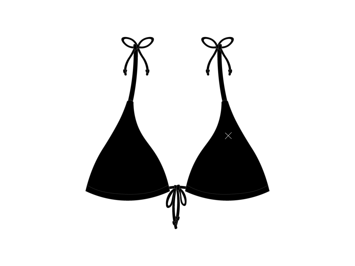 Manhattan Black 3 Tie Top