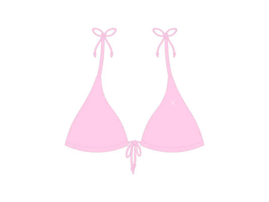 Dirty Pink 3 Tie Top