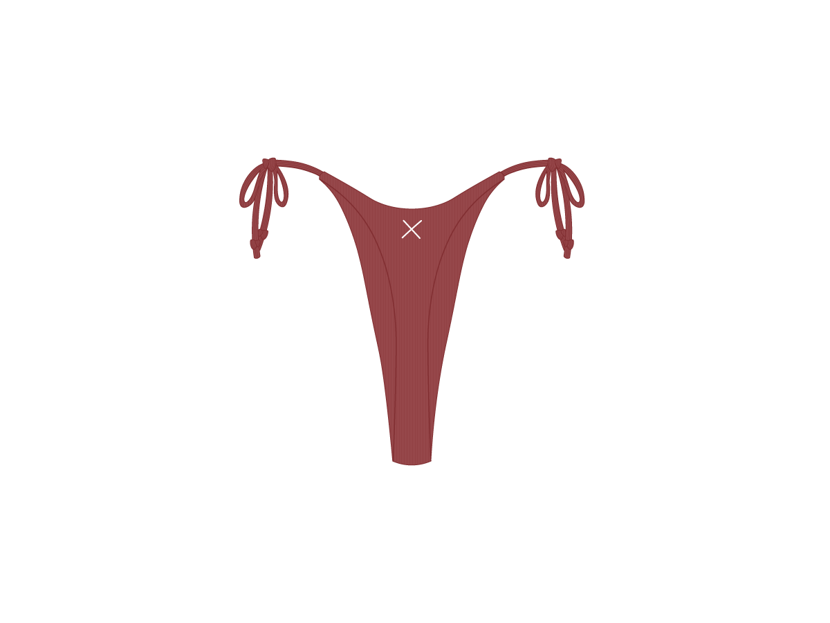 Rogue Ribbed Hi Beachy Bottoms