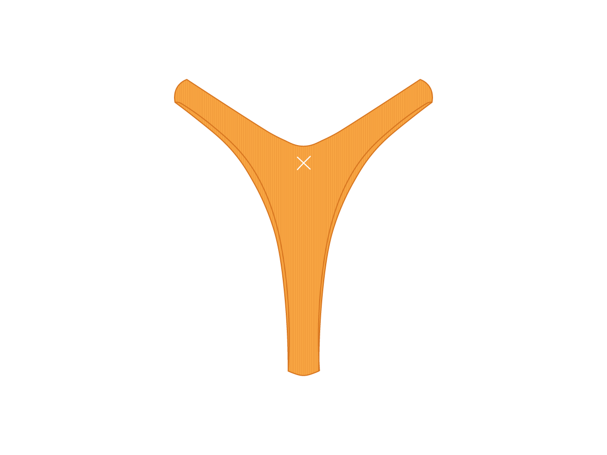 Honey Ribbed Tanga Bottoms