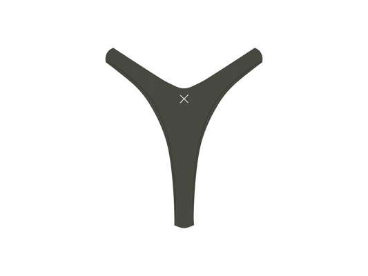 Fern Ribbed Tanga Bottoms