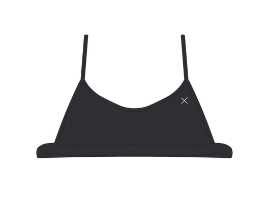 Malibu Blue Open Side Ribbed Top