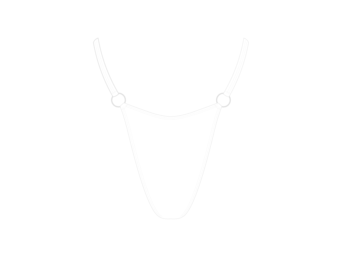 Venice White Ringer Bottoms