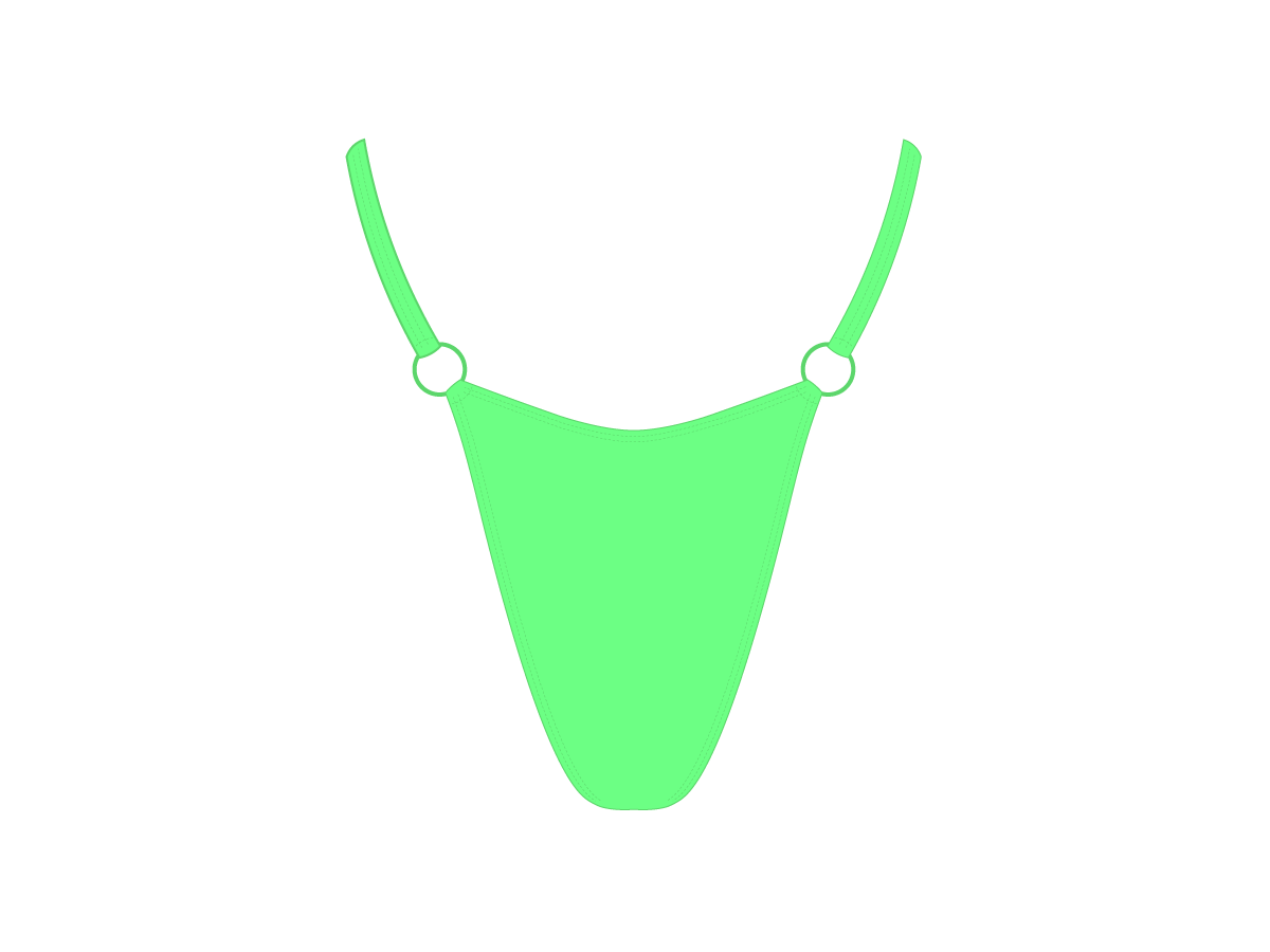 Electro Green Ringer Bottoms