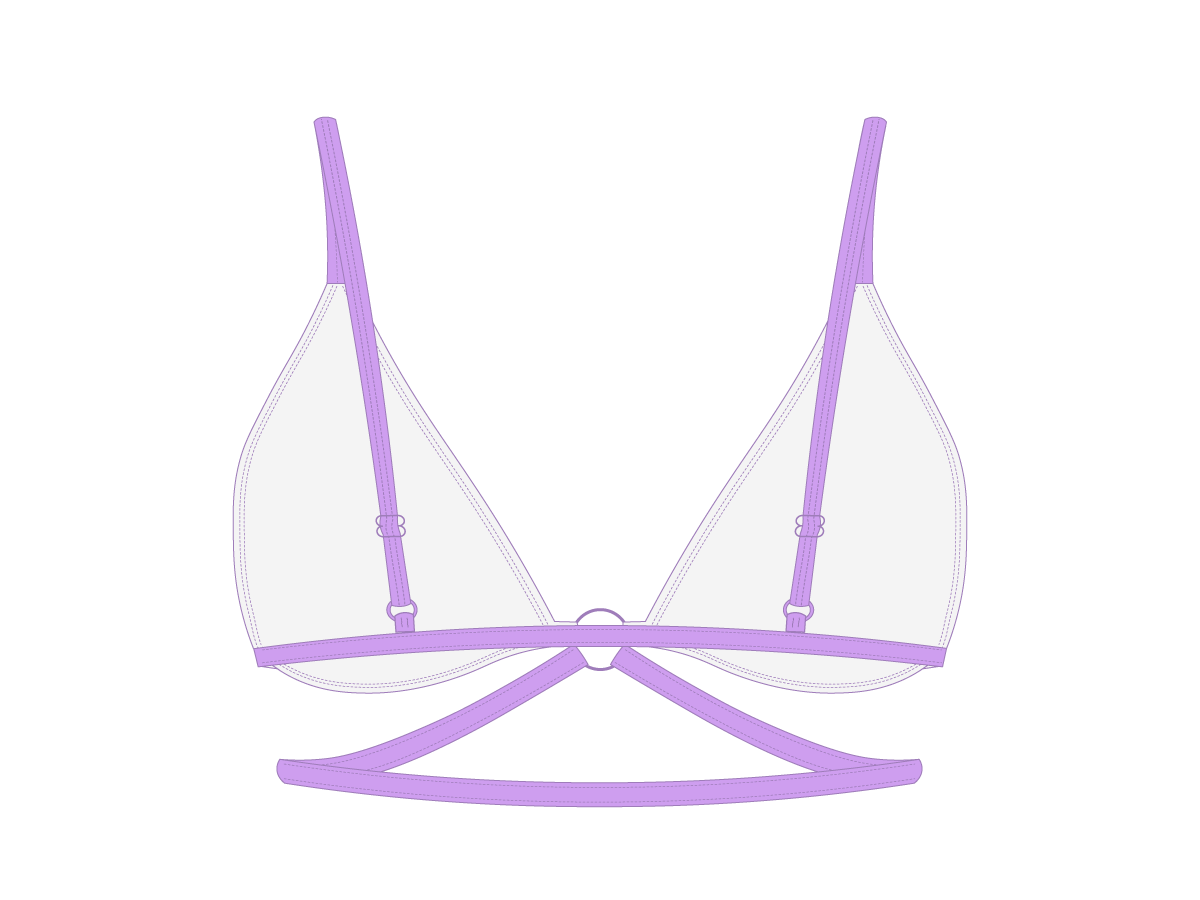 Lilac Ringer Top