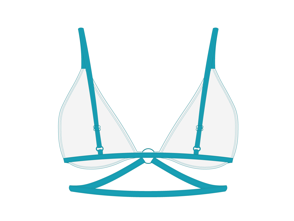 Marine Blue Ringer Top