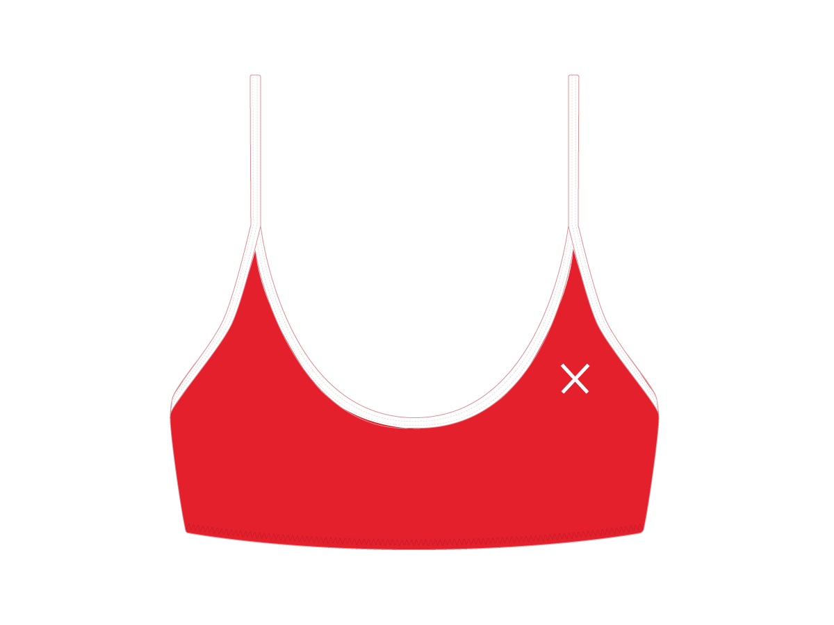 Rose Red Bralette Top