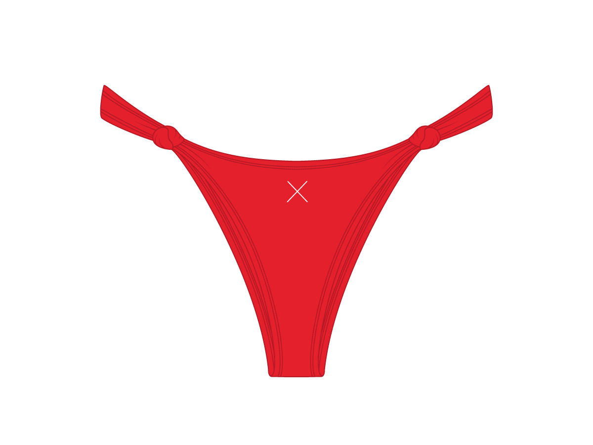 Rose Red Twist Bottoms