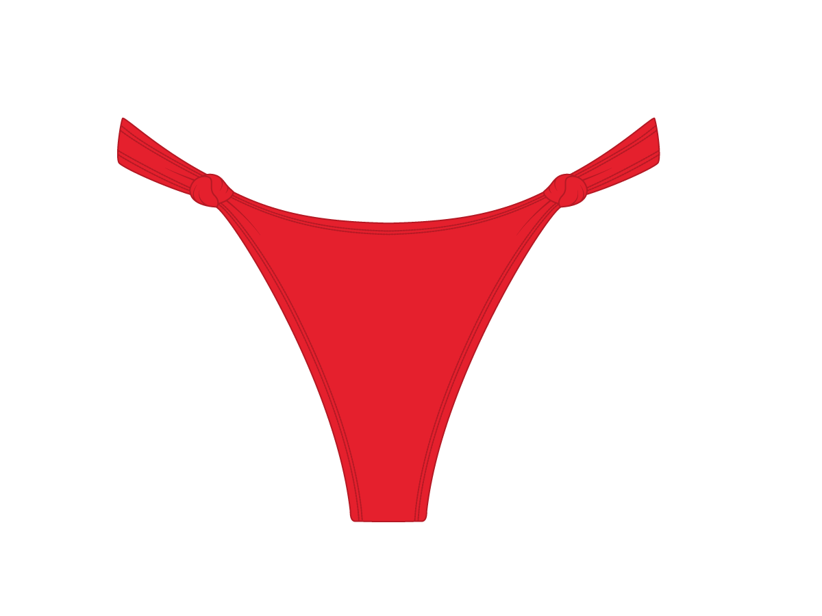 Rose Red Twist Bottoms