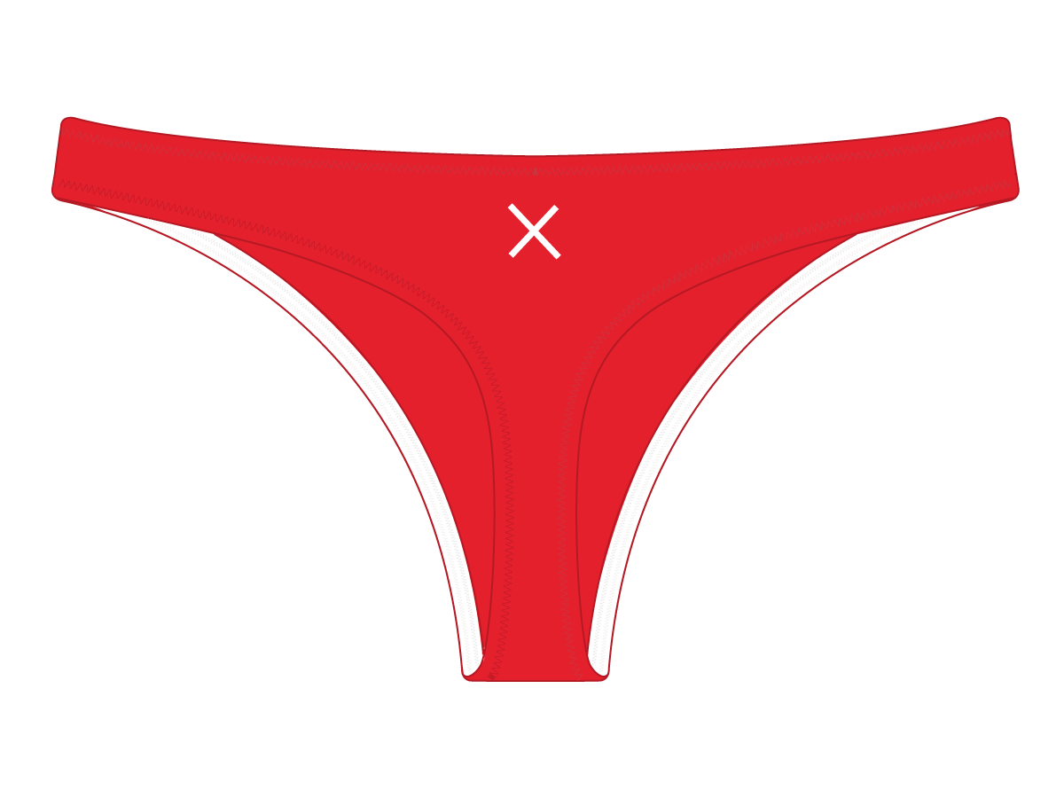 Rose Red Underwear Bottoms