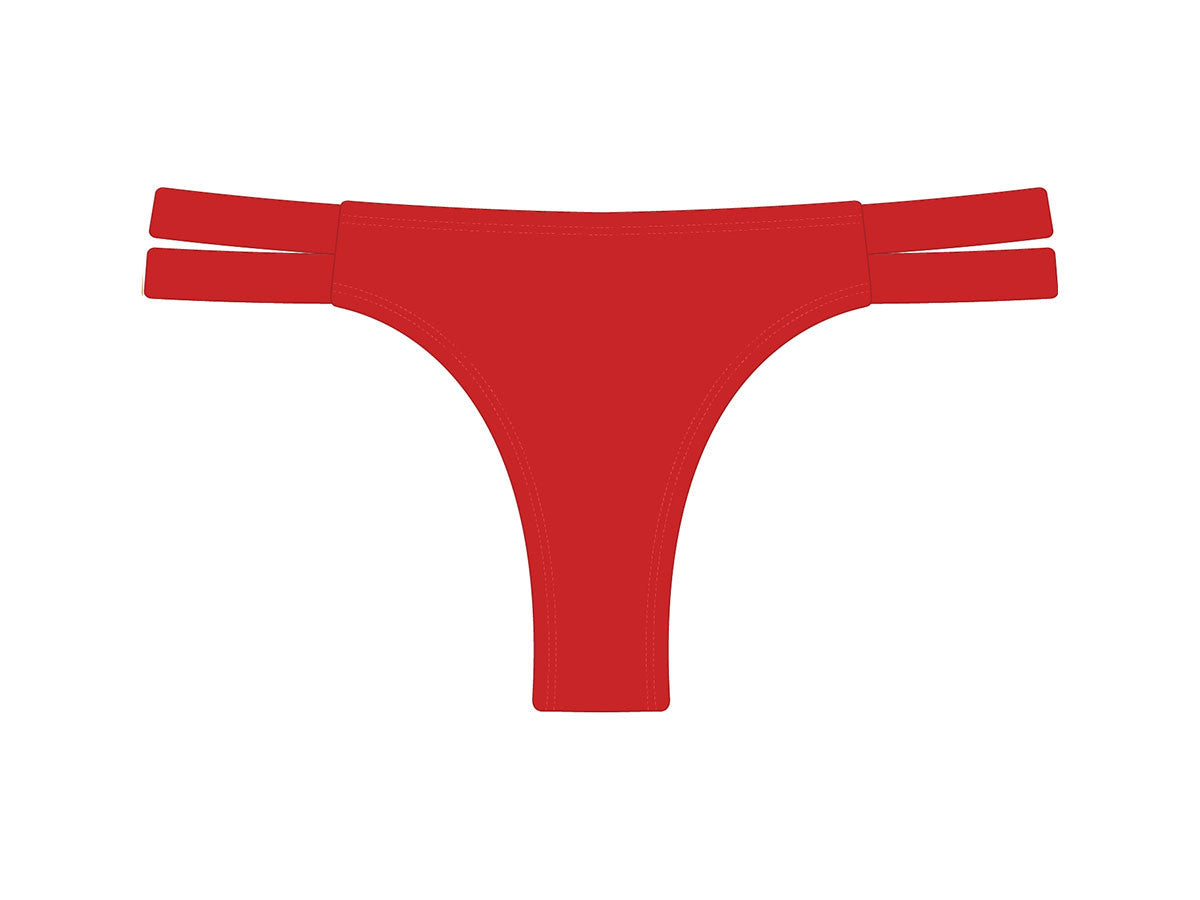 Rose Red Dual Strap Bottom II