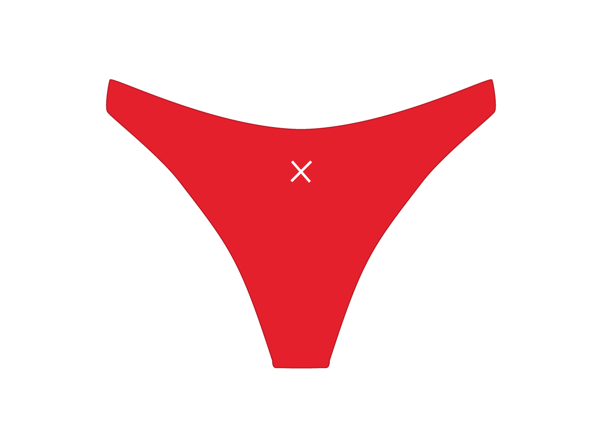 Rose Red Americana Bottoms