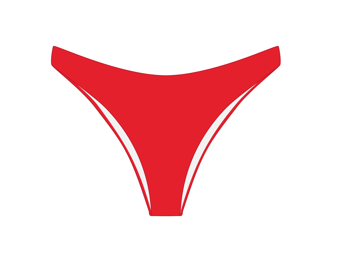 Rose Red Americana Bottoms