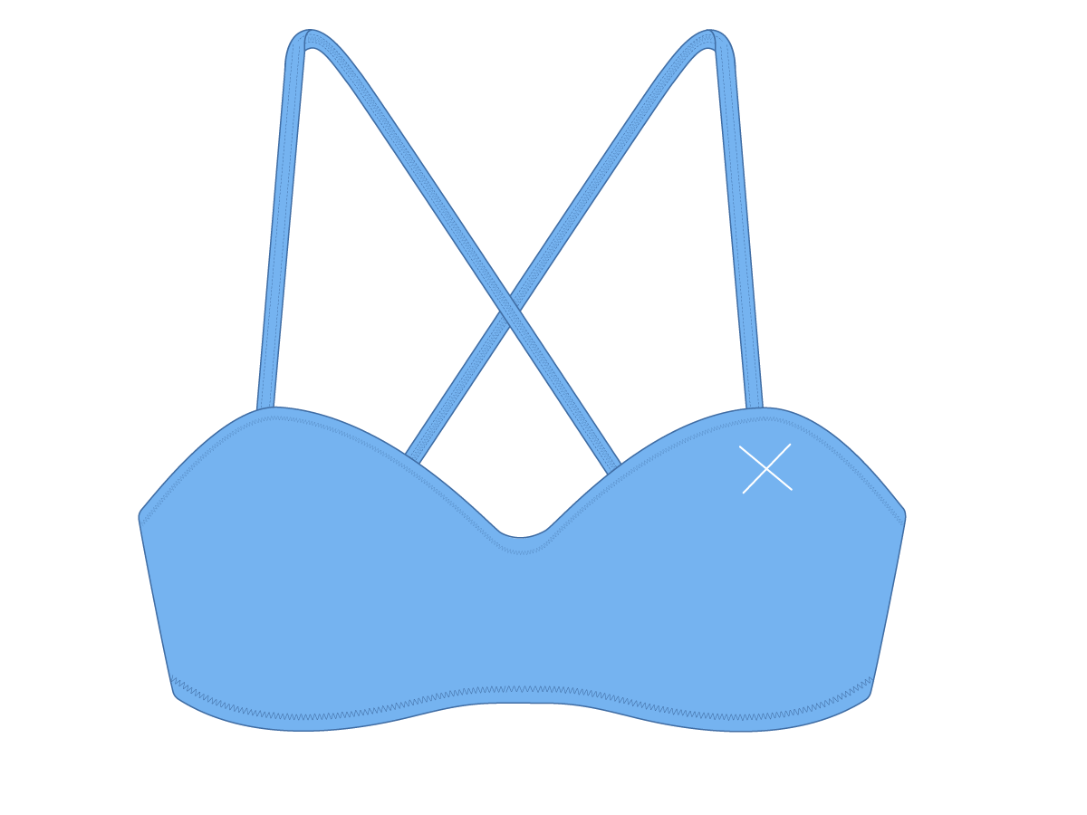 Sky Blue X-Fit Top