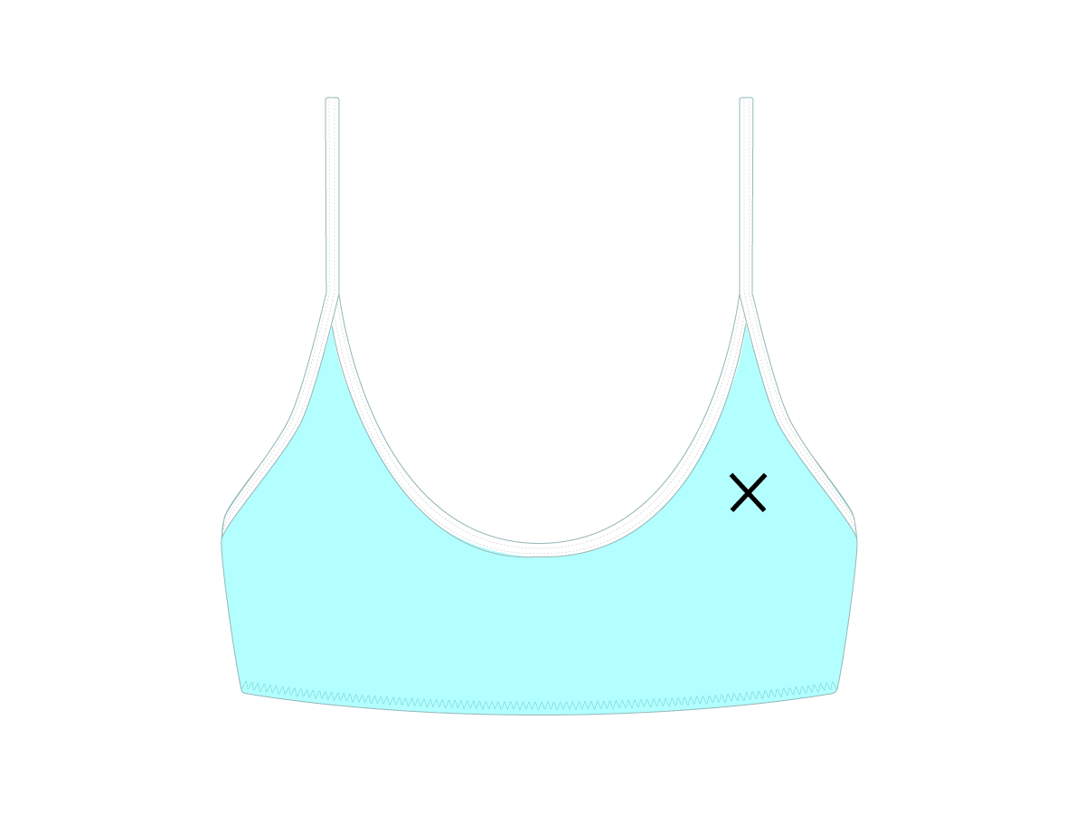Sage Blue Bralette Top