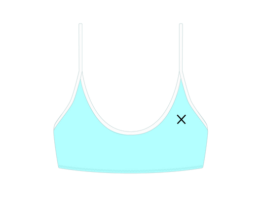 Sage Blue Bralette Top