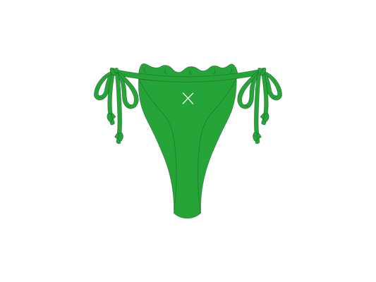 Leaf Green Scallop Bottoms