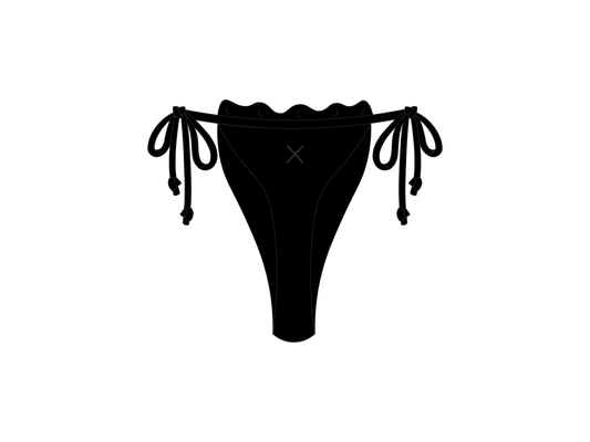 Manhattan Black Scallop Bottoms