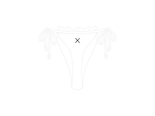 Venice White Scallop Bottoms