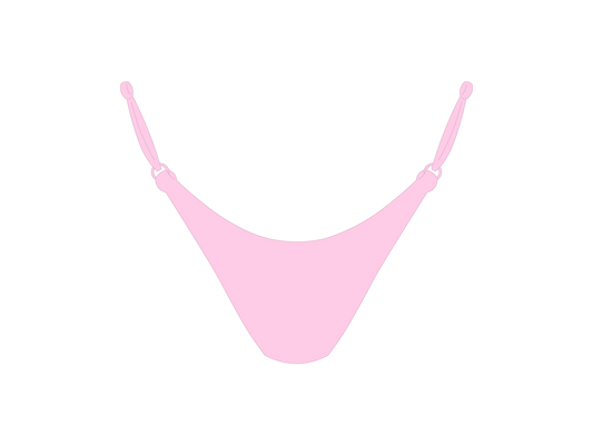 Blush Pink SATIN Scrunch Bottoms