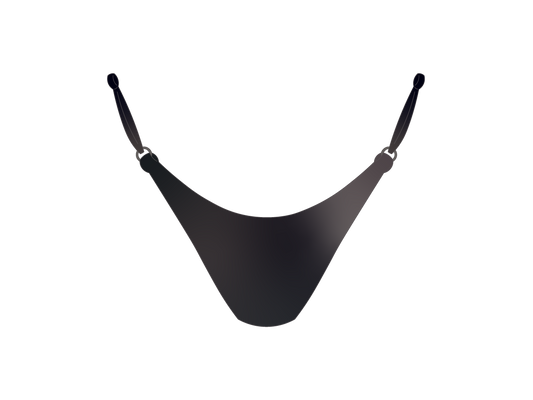 Coal Grey SATIN Scrunch Bottoms