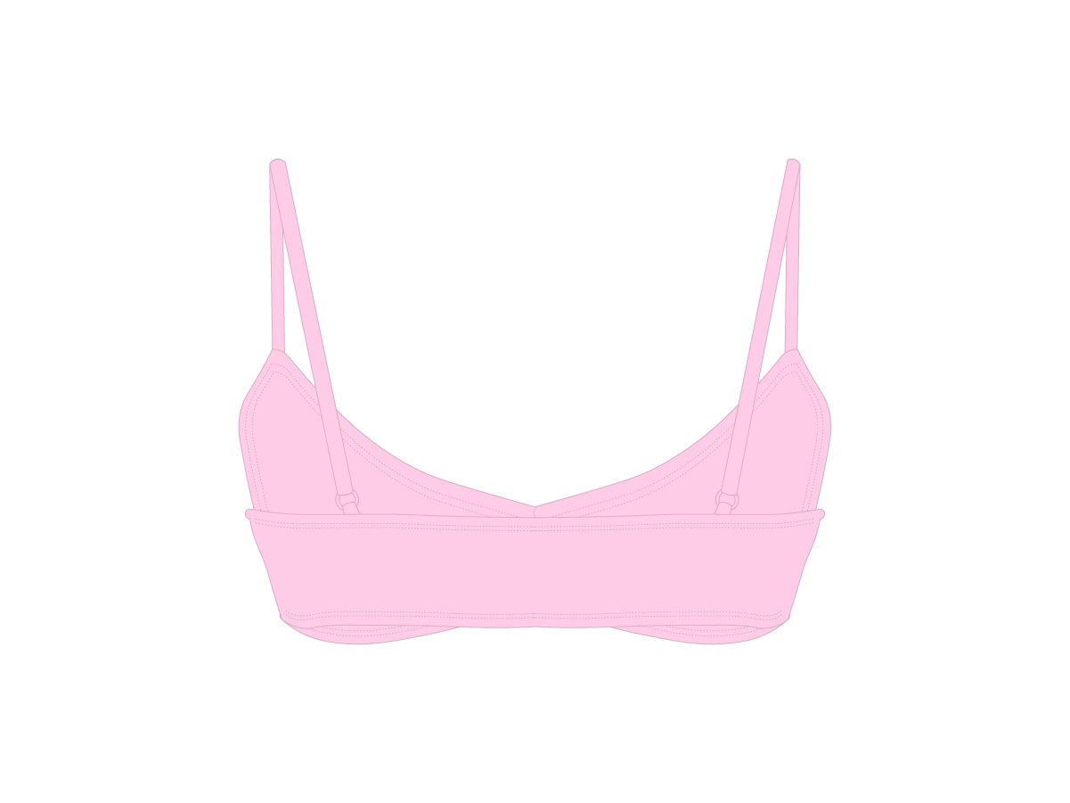 Blush Pink SATIN Scrunch Top