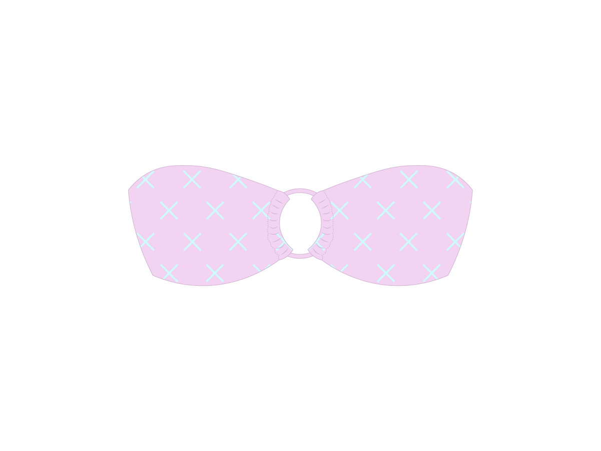 Pink Logo Print Hoop Top