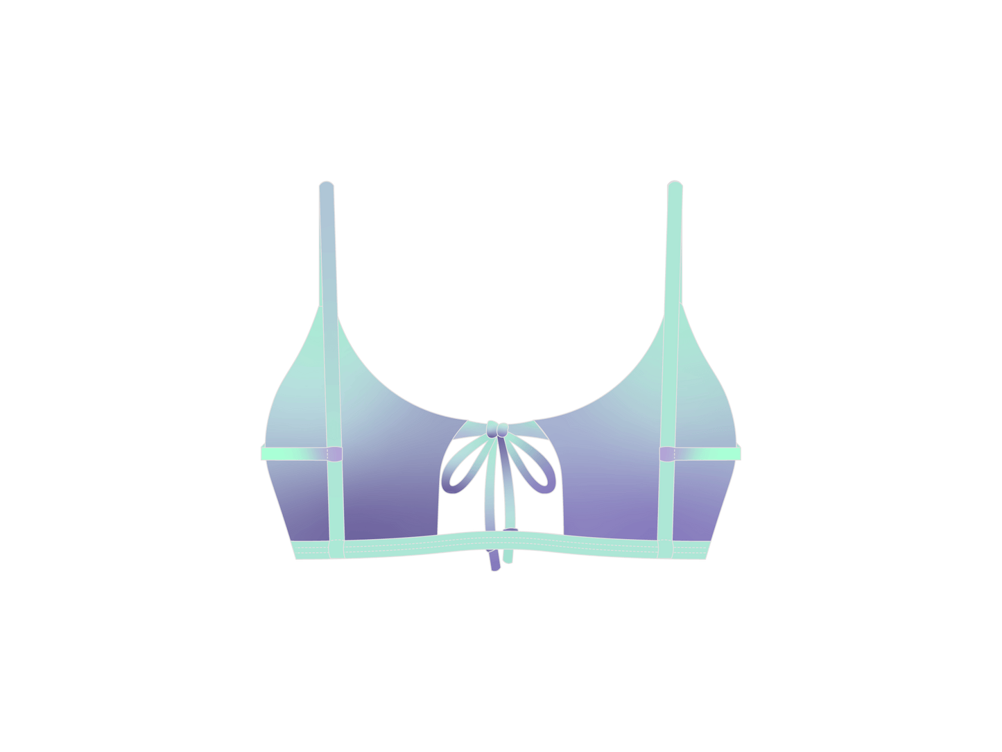 Dainty Top - Ombre Lilac