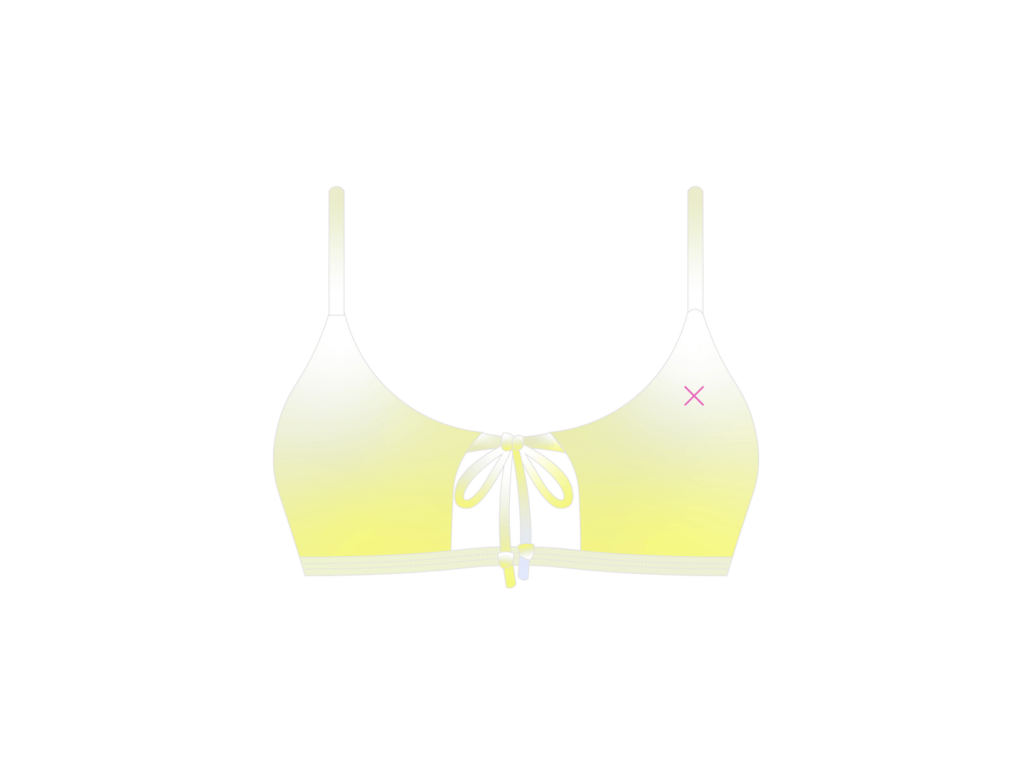 Dainty Top - Ombre Yellow