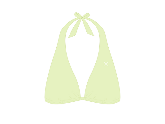 Ocean Blue Tie-Knot Bikini Top