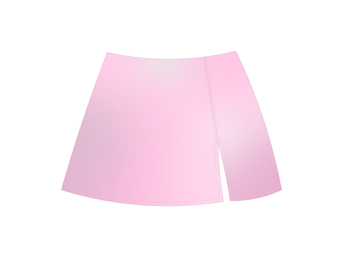 Blush Pink Satin Mini Skirt