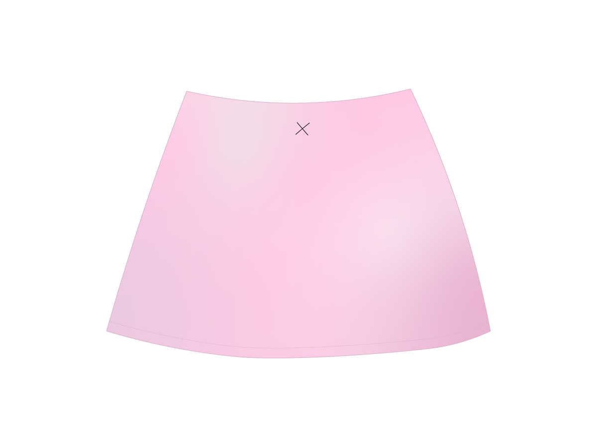Blush Pink Satin Mini Skirt