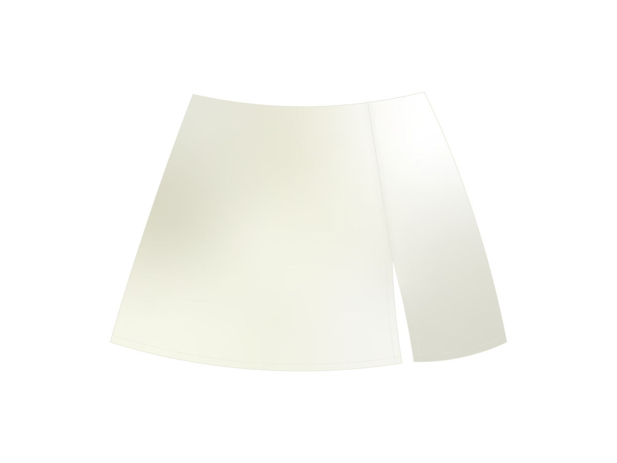 OFF-White Satin Mini Skirt