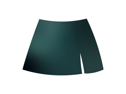 Sage Green Satin Mini Skirt