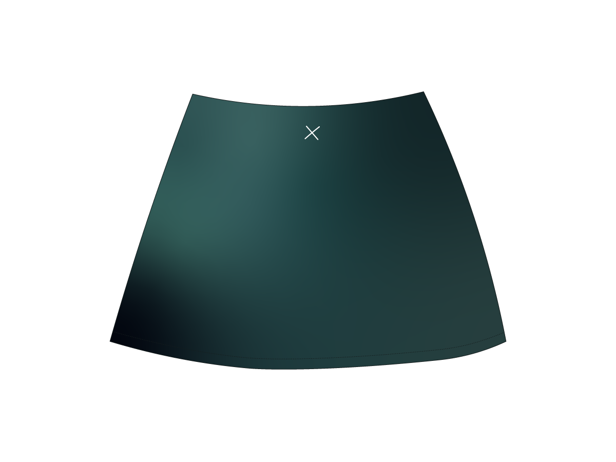 Sage Green Satin Mini Skirt