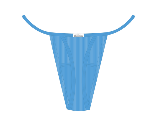 Sky Blue  Lace Ribbed Bottoms