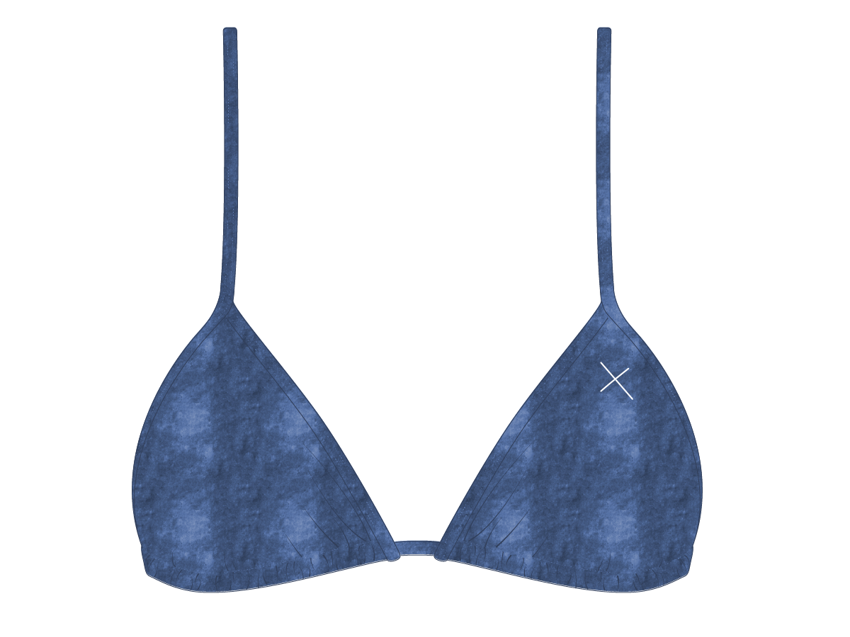Sky Velvet bikini top II