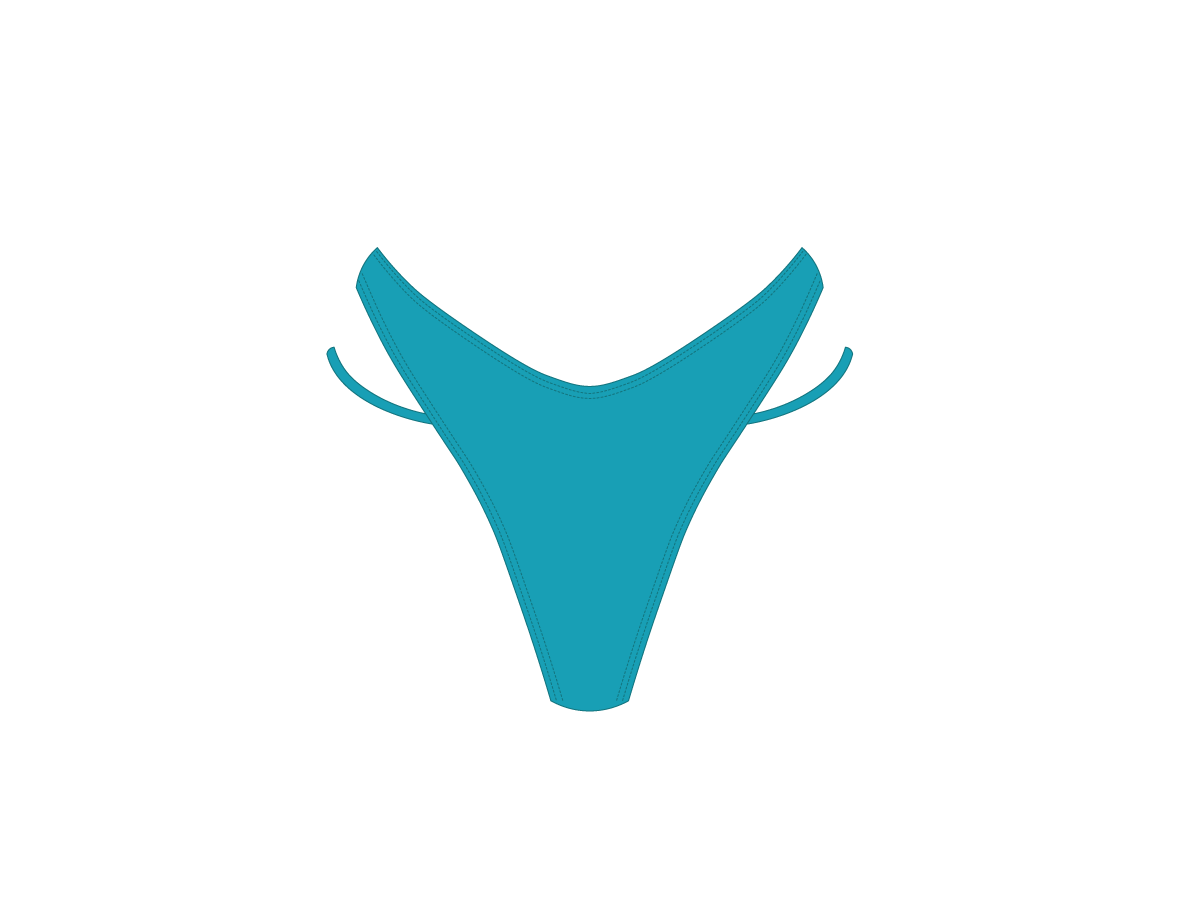 Marine Blue Split Bottoms