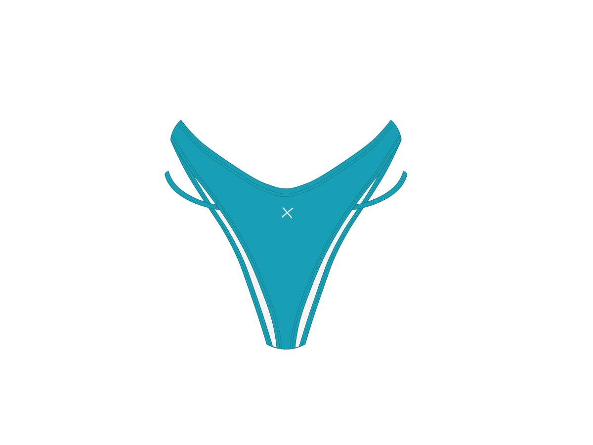 Marine Blue Split Bottoms