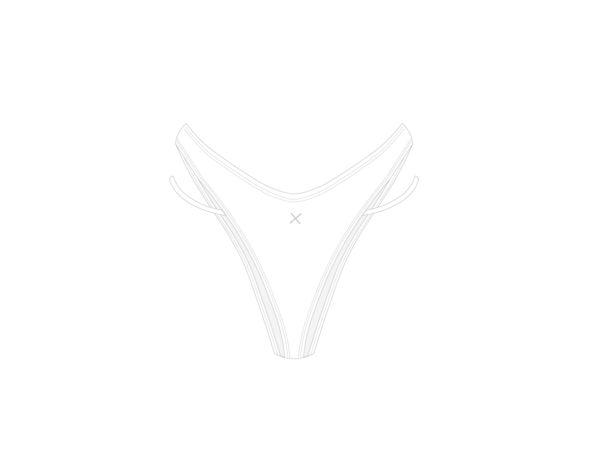 Venice White Split Bottoms