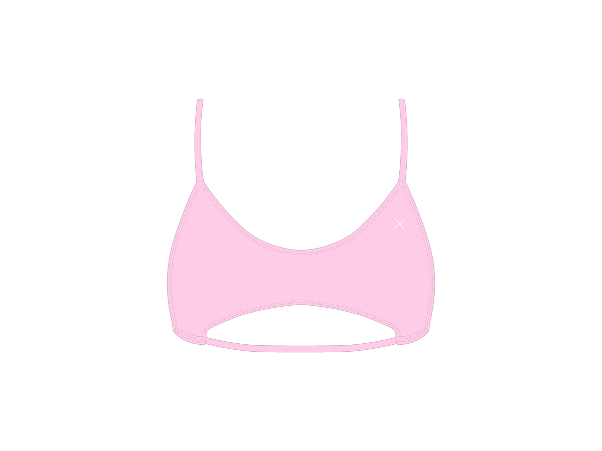 Dusty Pink Split Top