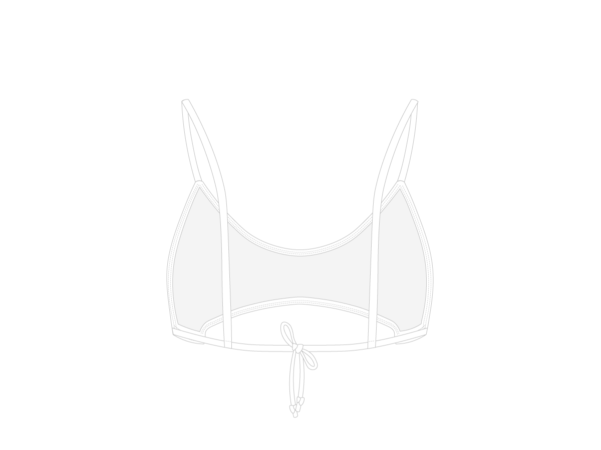 Venice White Split Top