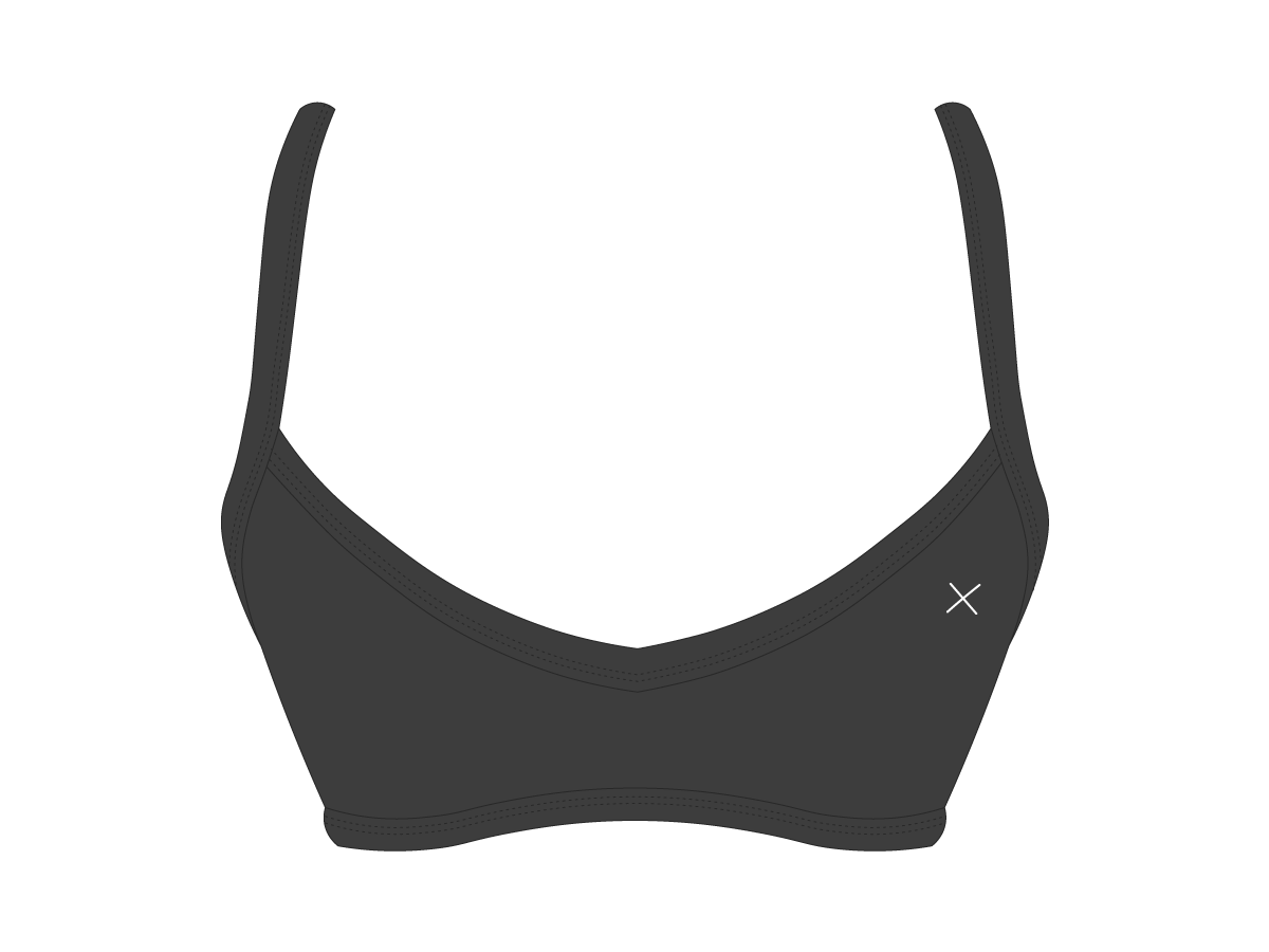 Moon Grey Sporty Top