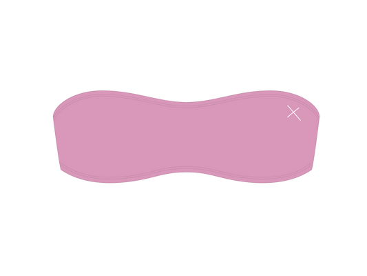 Blush Pink Strapless Top