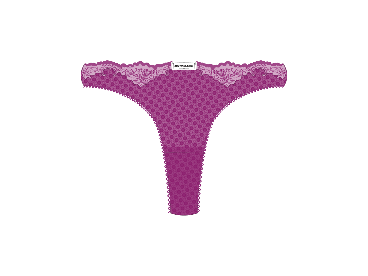 Sweet Cherry Lace Bow panties